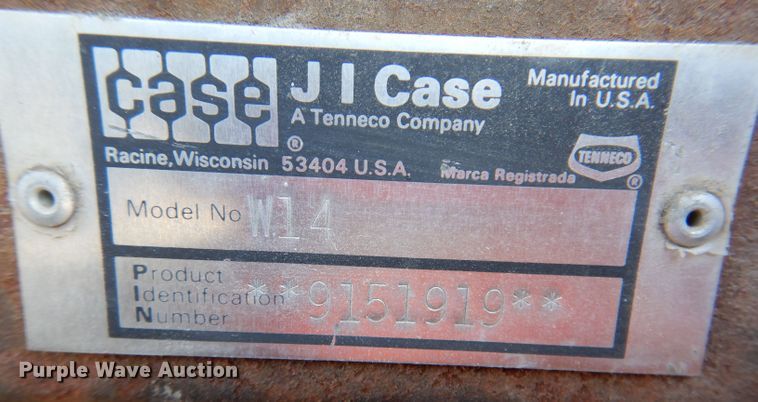 image for item KY9561 1983 Case W14  wheel loader