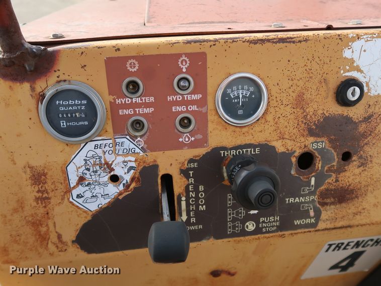 image for item KY9751 1988 Case 360  trencher