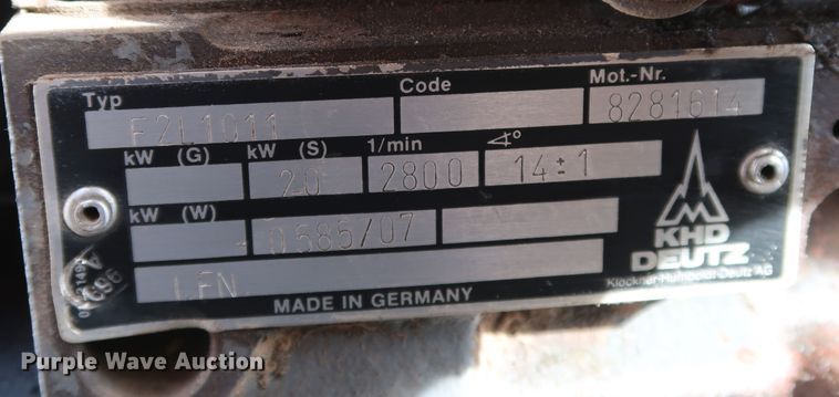 image for item KY9752 1993 Bomag BW100AD-2  double drum vibratory roller