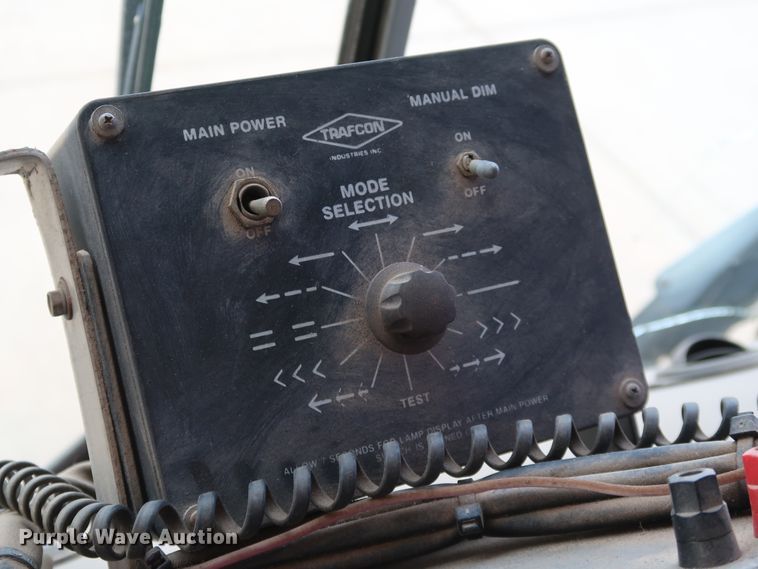 image for item KY9754 1992 Mack MR688P  paint striper truck