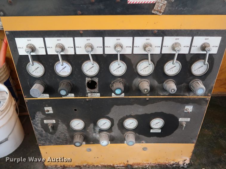 image for item KY9754 1992 Mack MR688P  paint striper truck