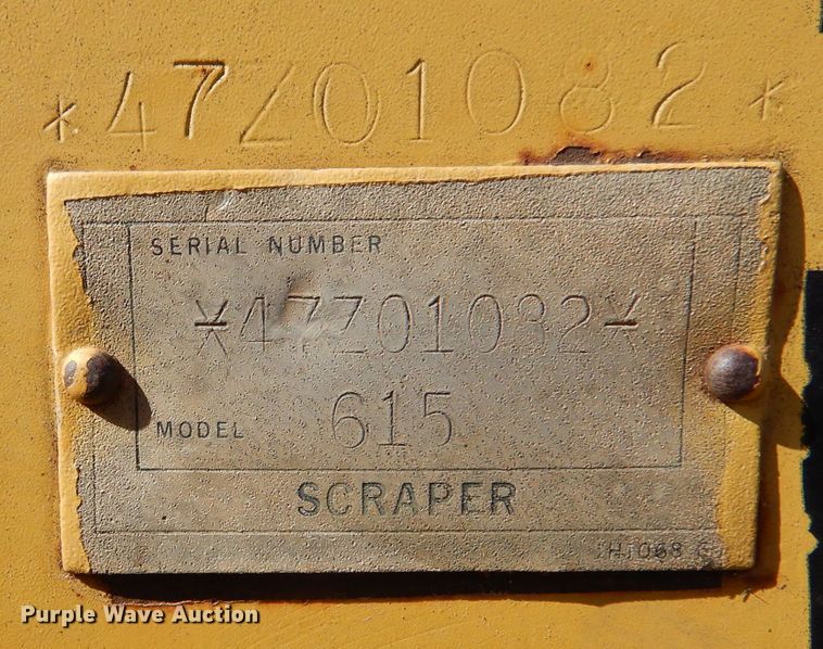 image for item DL5988 1984 Caterpillar 615  elevating scraper