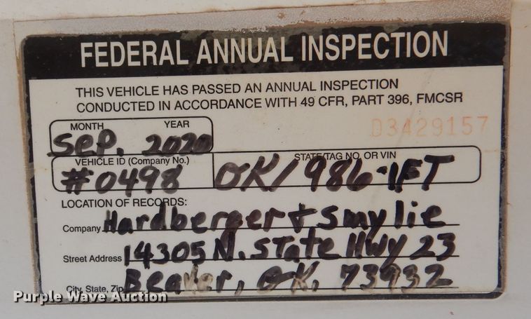 image for item DL5992 2005 CTS  bottom dump trailer