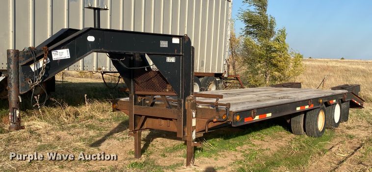 image for item DL5993 2007 Belshe DT255  equipment trailer