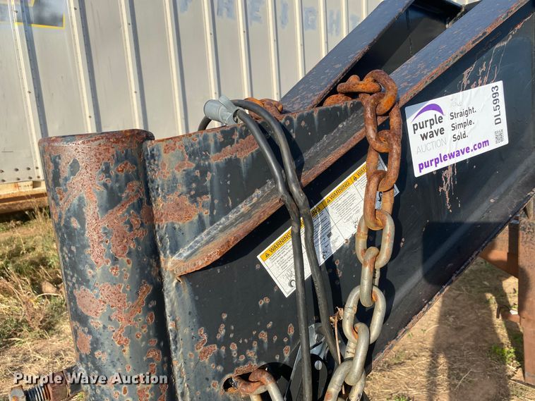 image for item DL5993 2007 Belshe DT255  equipment trailer