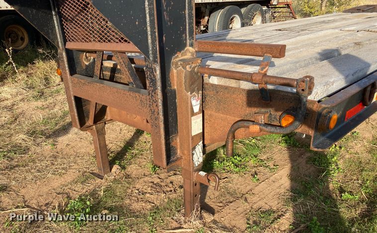 image for item DL5993 2007 Belshe DT255  equipment trailer