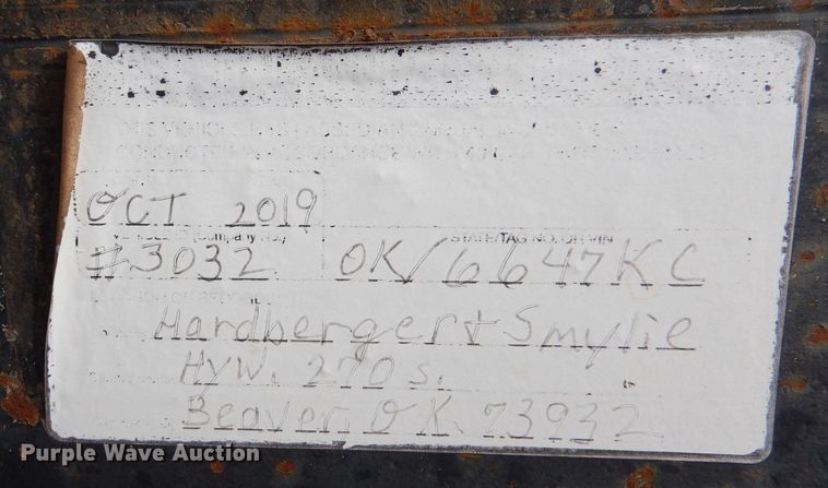 image for item DL5997 1999 Atoka 50LB  equipment trailer