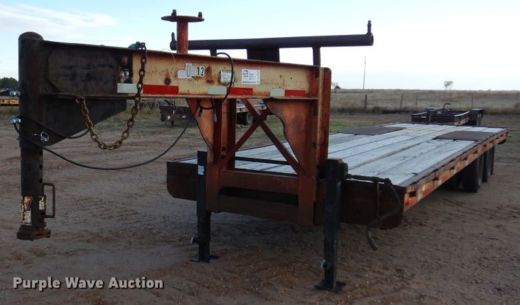 image for item DL6002 1989 Belshe FB-26  equipment trailer