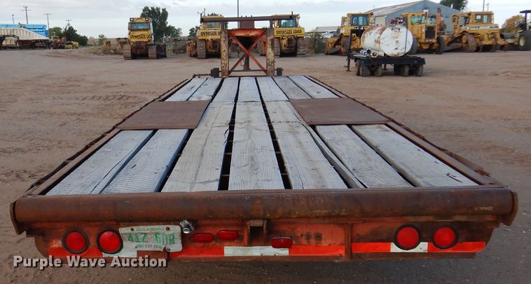 image for item DL6002 1989 Belshe FB-26  equipment trailer