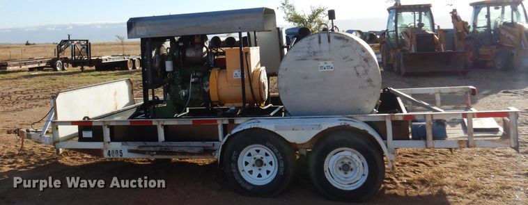 image for item DL6012 John Deere  generator with trailer