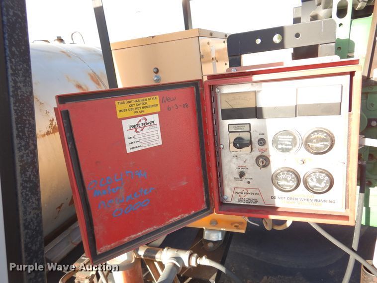 image for item DL6012 John Deere  generator with trailer