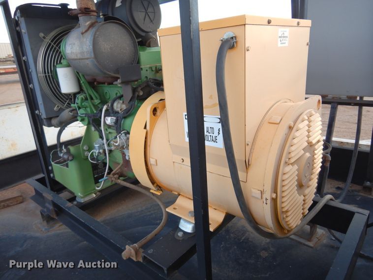 image for item DL6012 John Deere  generator with trailer