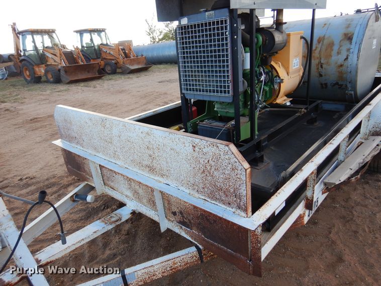 image for item DL6012 John Deere  generator with trailer