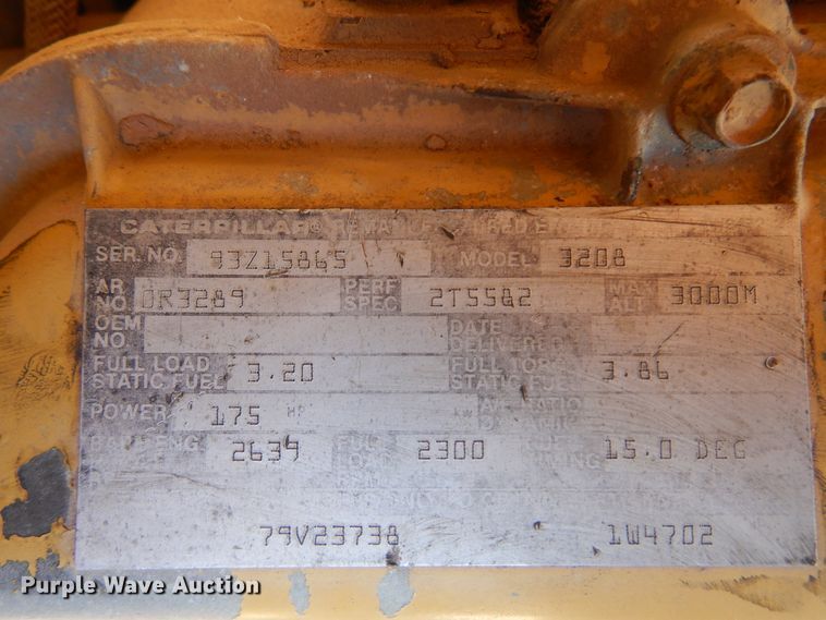 image for item DL6025 1991 Caterpillar 225D  excavator