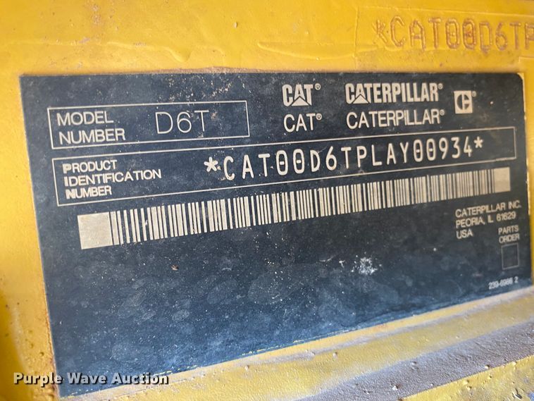 image for item DL6033 2008 Caterpillar D6T XL  dozer