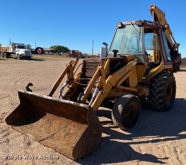 image for item DL6128 1987 Case 580 Super E  backhoe
