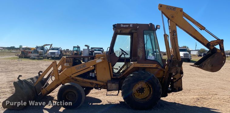 image for item DL6128 1987 Case 580 Super E  backhoe
