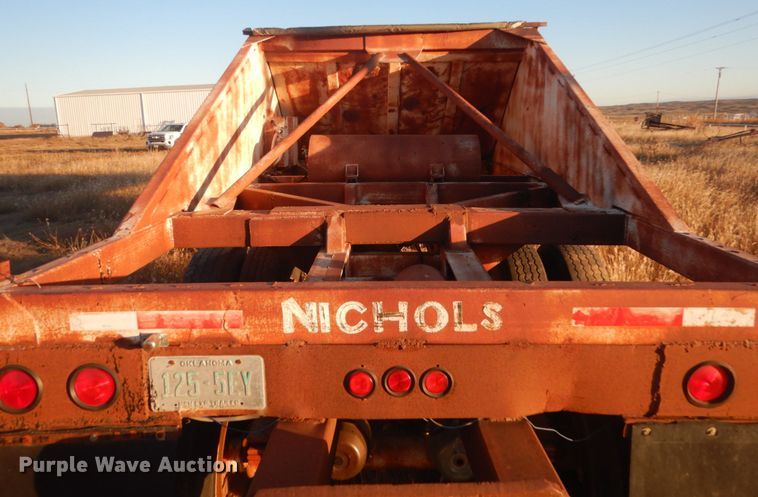 image for item KO9746 1981 Ranco bottom dump trailer