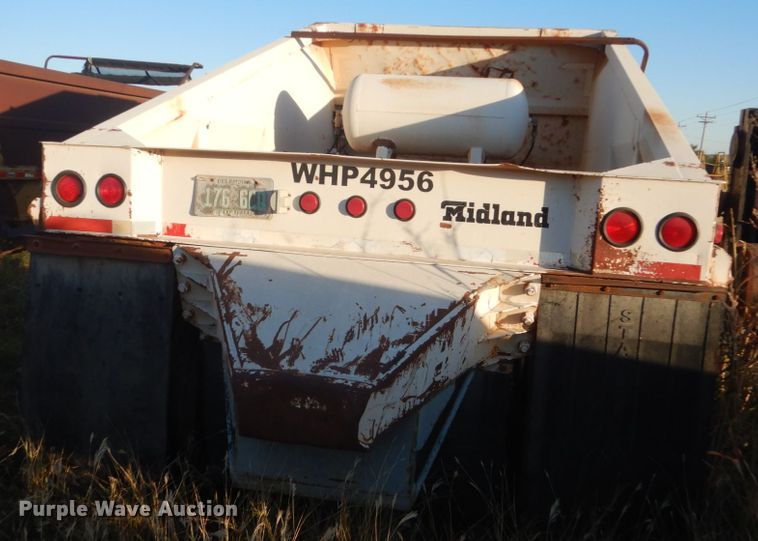 image for item KO9747 1999 Midland MG4OCLAM  bottom dump trailer