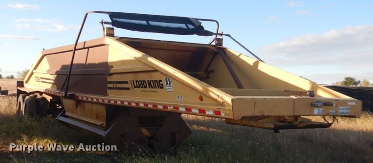 image for item KO9748 1997 Load King 2060-40-2  bottom dump trailer