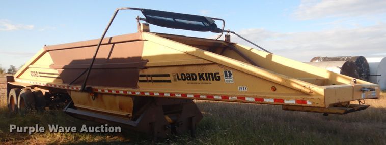 image for item KO9748 1997 Load King 2060-40-2  bottom dump trailer