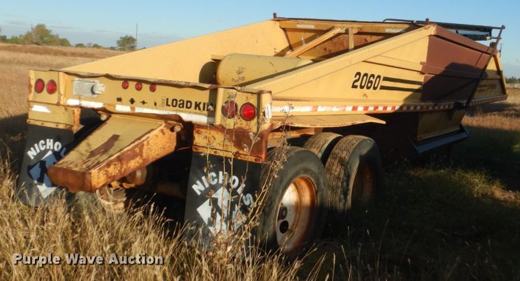 image for item KO9748 1997 Load King 2060-40-2  bottom dump trailer