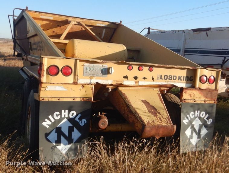 image for item KO9748 1997 Load King 2060-40-2  bottom dump trailer