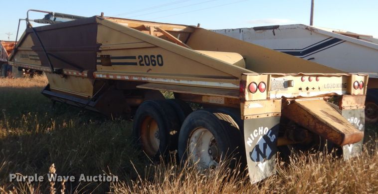 image for item KO9748 1997 Load King 2060-40-2  bottom dump trailer