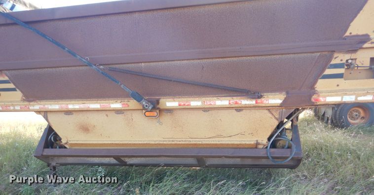 image for item KO9748 1997 Load King 2060-40-2  bottom dump trailer