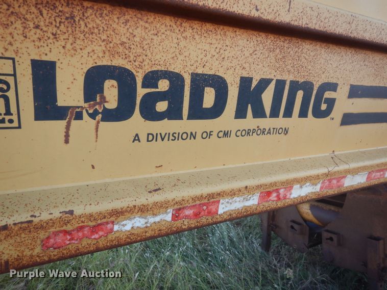 image for item KO9748 1997 Load King 2060-40-2  bottom dump trailer