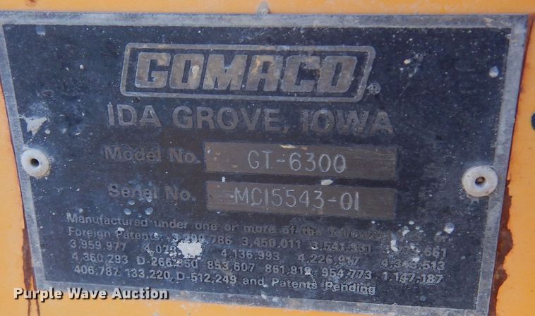 image for item DK3339 Gomaco GT6300  slip form paver
