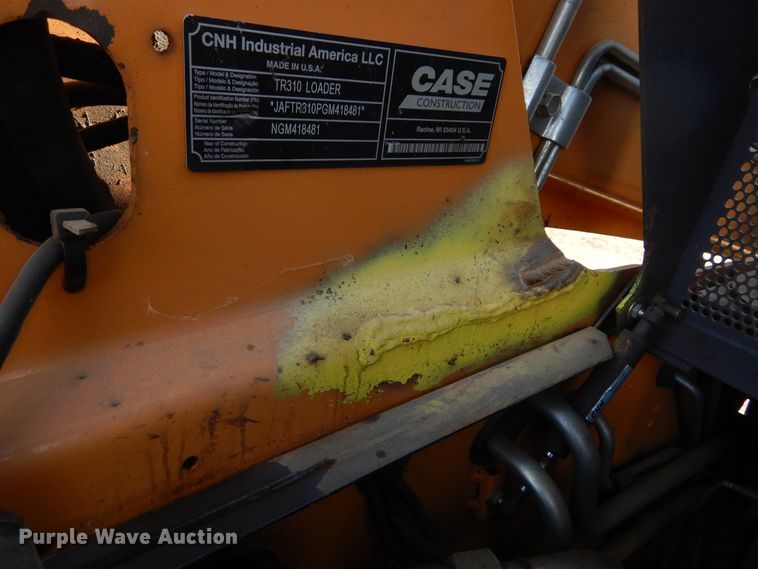 image for item DK3360 2016 Case TR310  tracked skid steer loader