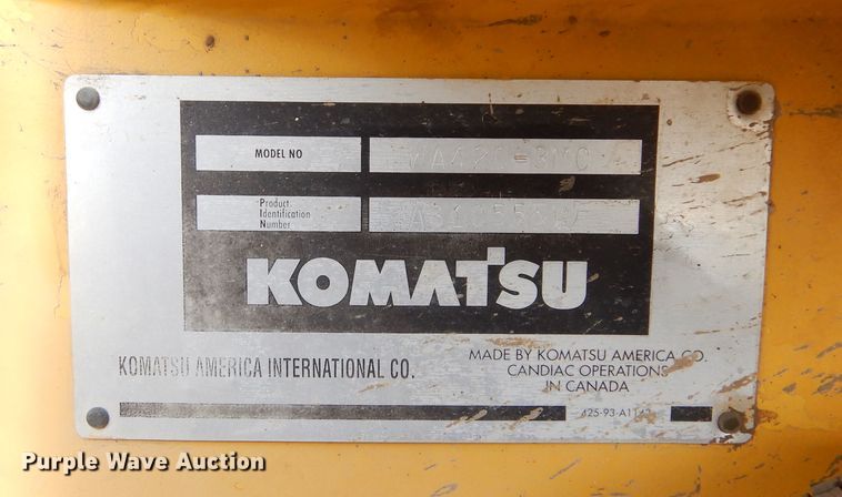 image for item DK3416 2000 Komatsu WA420-3MC  wheel loader