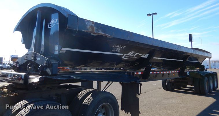 image for item DK3419 2013 Jet  side dump trailer