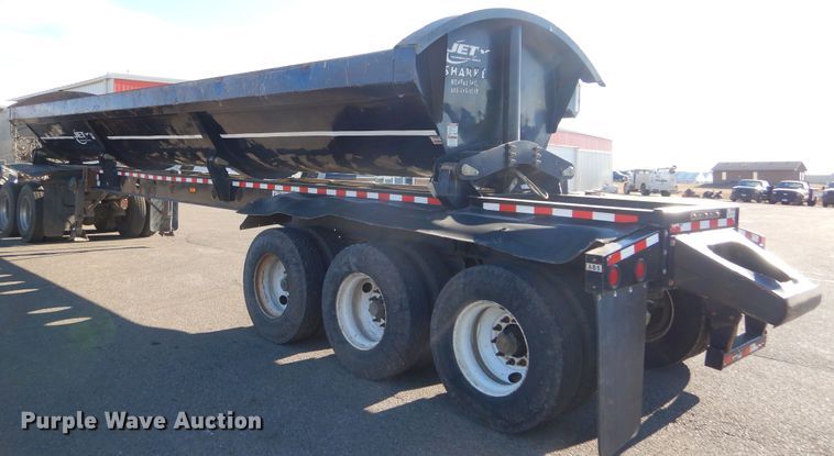 image for item DK3419 2013 Jet  side dump trailer