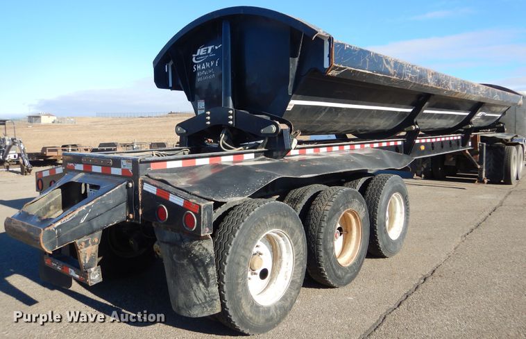 image for item DK3419 2013 Jet  side dump trailer