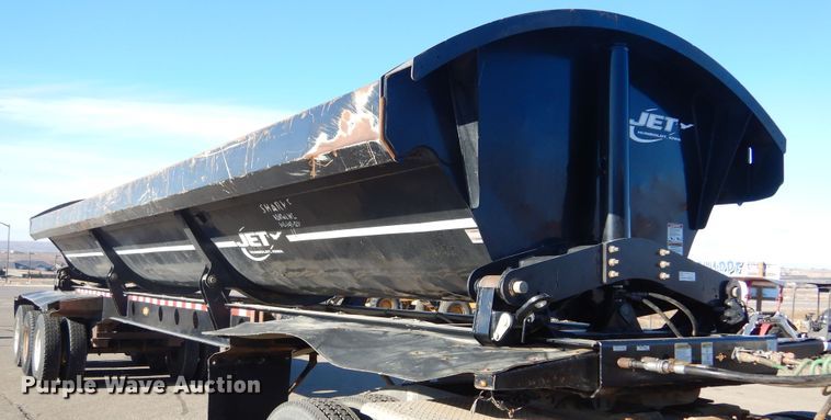 image for item DK3419 2013 Jet  side dump trailer