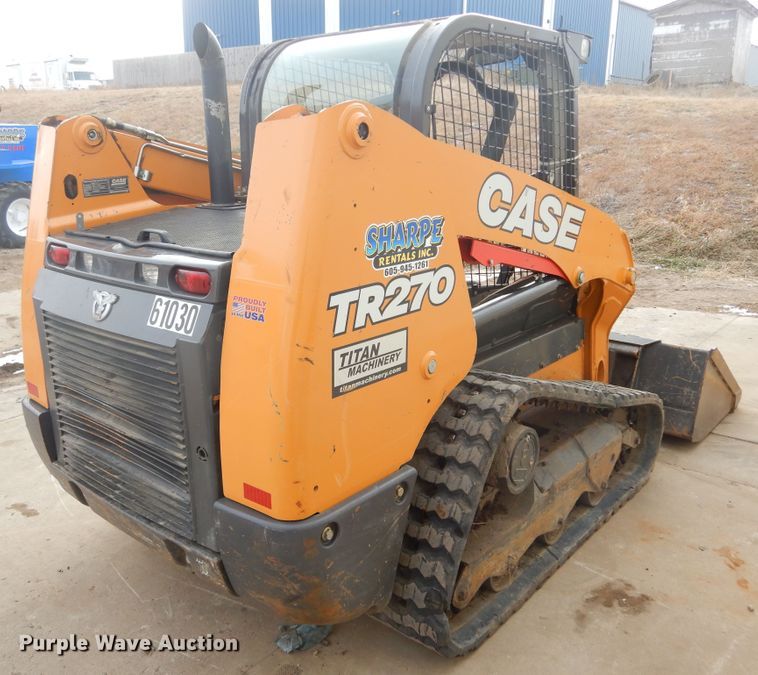 image for item DK3423 2019 Case TR270  skid steer loader