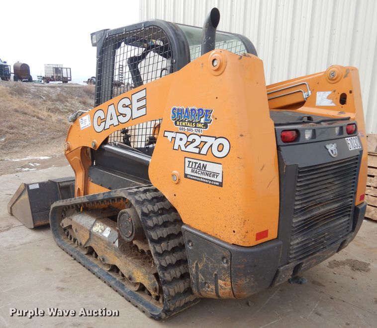 image for item DK3423 2019 Case TR270  skid steer loader
