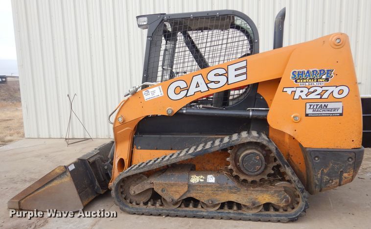 image for item DK3423 2019 Case TR270  skid steer loader