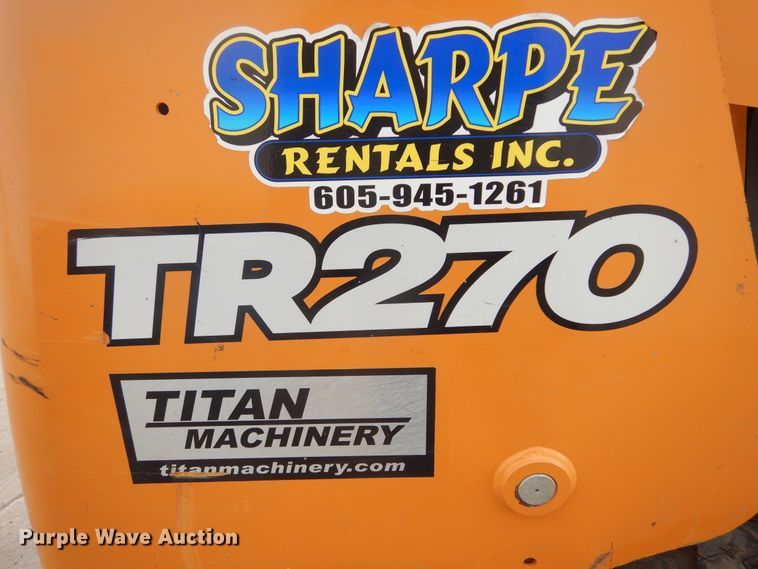 image for item DK3423 2019 Case TR270  skid steer loader