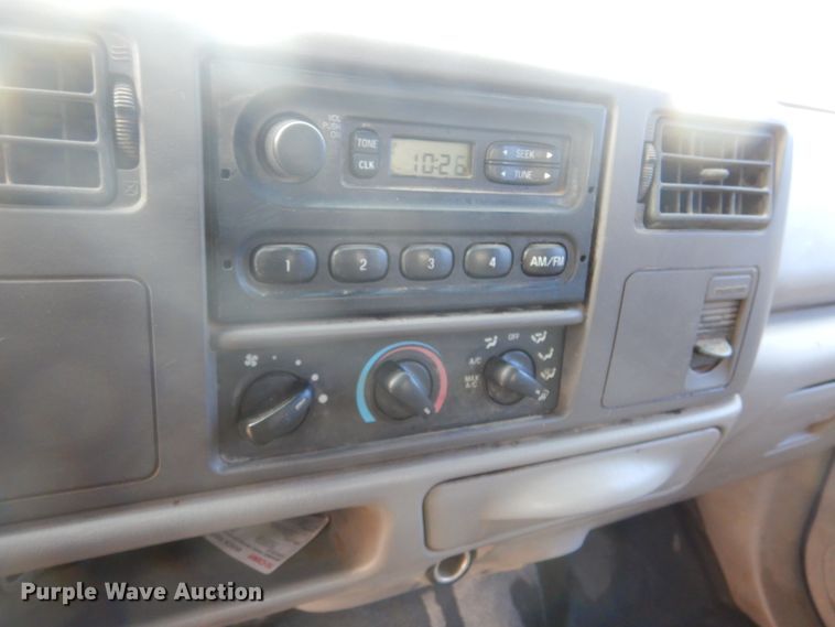 image for item DK3424 2001 Ford F350 Super Duty  Crew Cab utility bed pickup truck