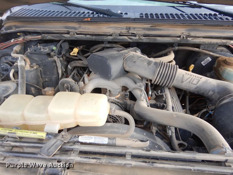 image for item DK3424 2001 Ford F350 Super Duty  Crew Cab utility bed pickup truck