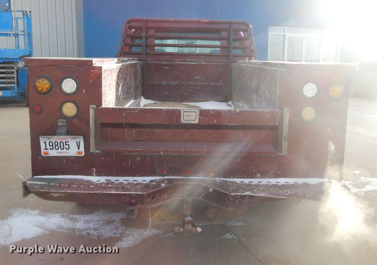 image for item DK3430 2006 Ford F350 Super Duty  Crew Cab utility bed pickup truck