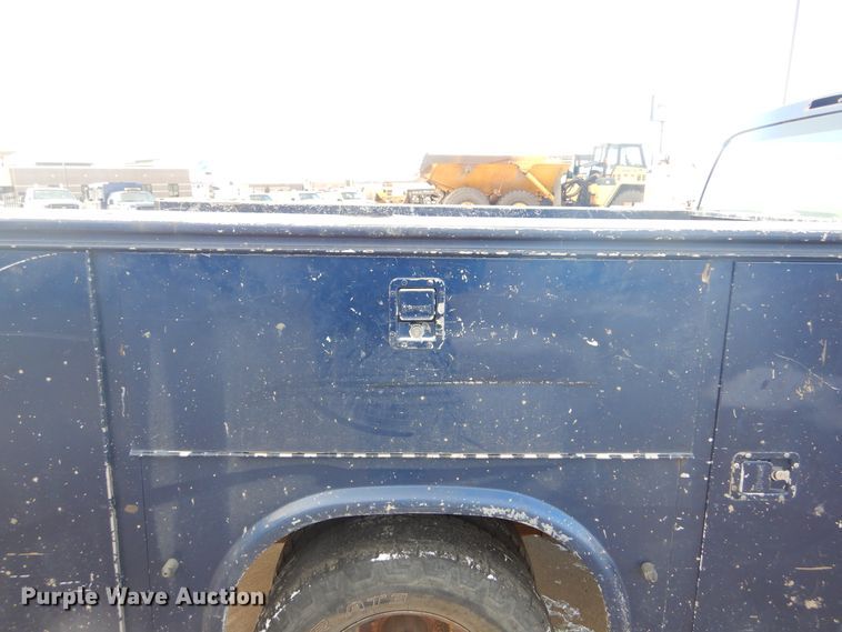 image for item DK3431 2008 Ford F350 Super Duty  Crew Cab utility bed pickup truck