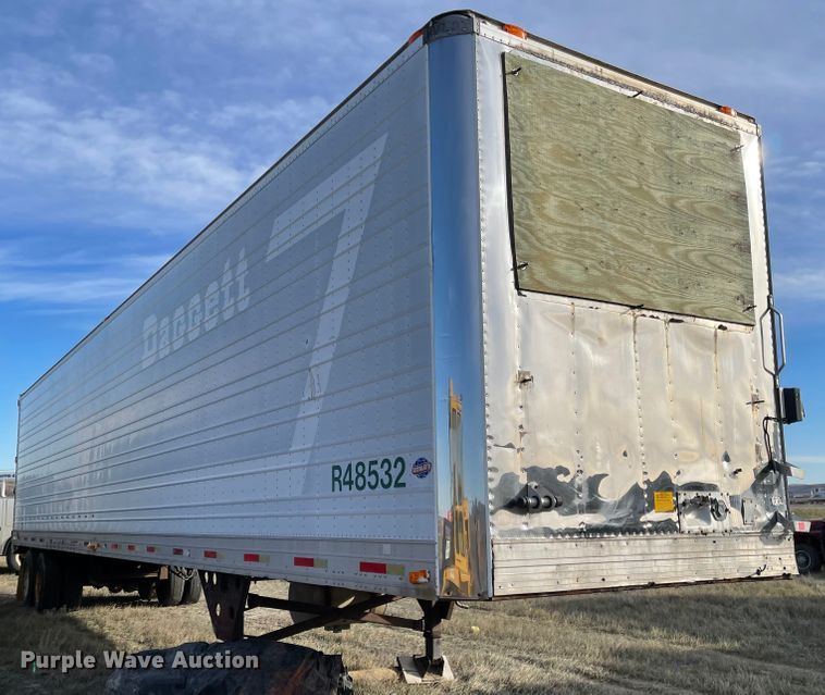 image for item DL5803 1998 Utility Trailer  dry van trailer