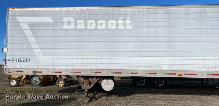 image for item DL5803 1998 Utility Trailer  dry van trailer