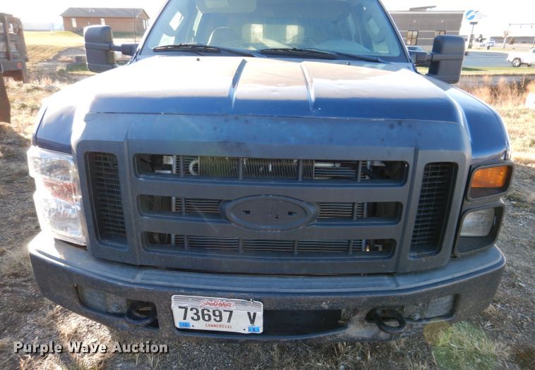 image for item DL5828 2008 Ford F350 Super Duty  Crew Cab utility bed pickup truck