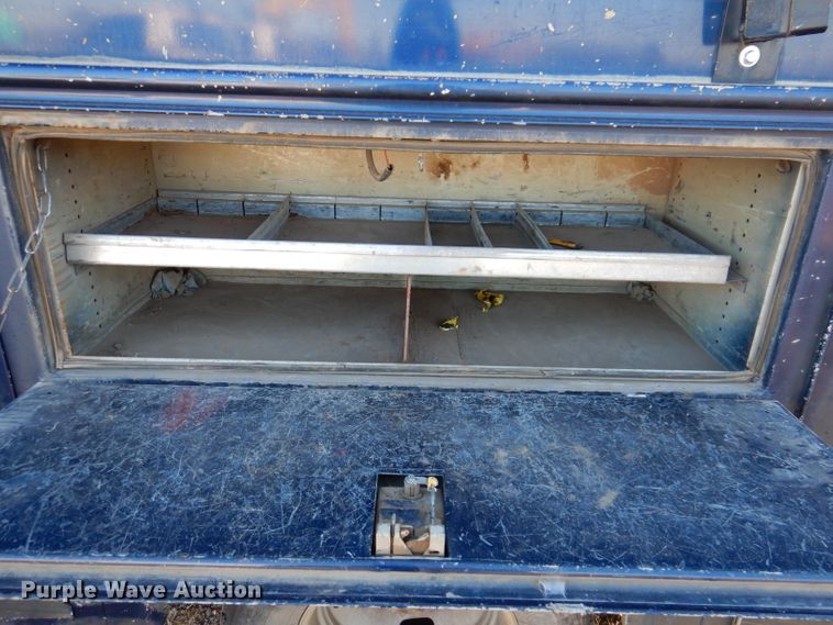 image for item DL5828 2008 Ford F350 Super Duty  Crew Cab utility bed pickup truck