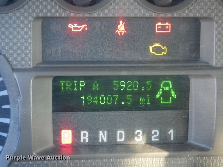 image for item DL5828 2008 Ford F350 Super Duty  Crew Cab utility bed pickup truck